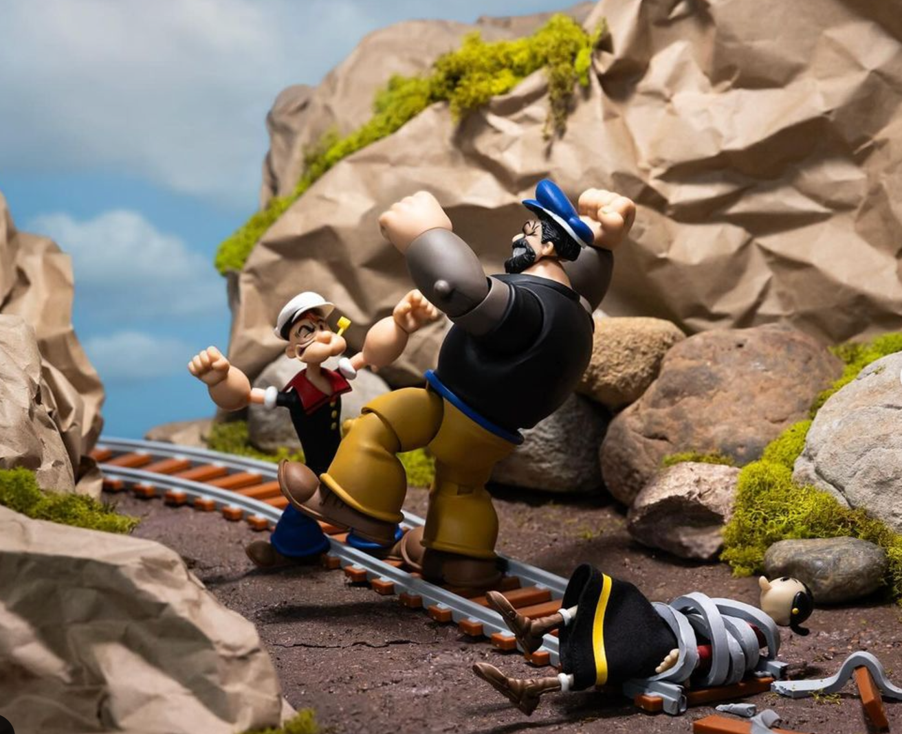 Popeye Classics Action Figure: Bluto Action Figure