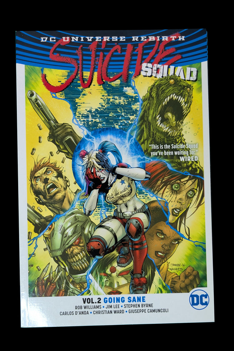 Shop Suicide Squad Vol. 2: Going Sane from DC Universe Rebirth. A collected graphic novel featuring Harley Quinn and Task Force X.
