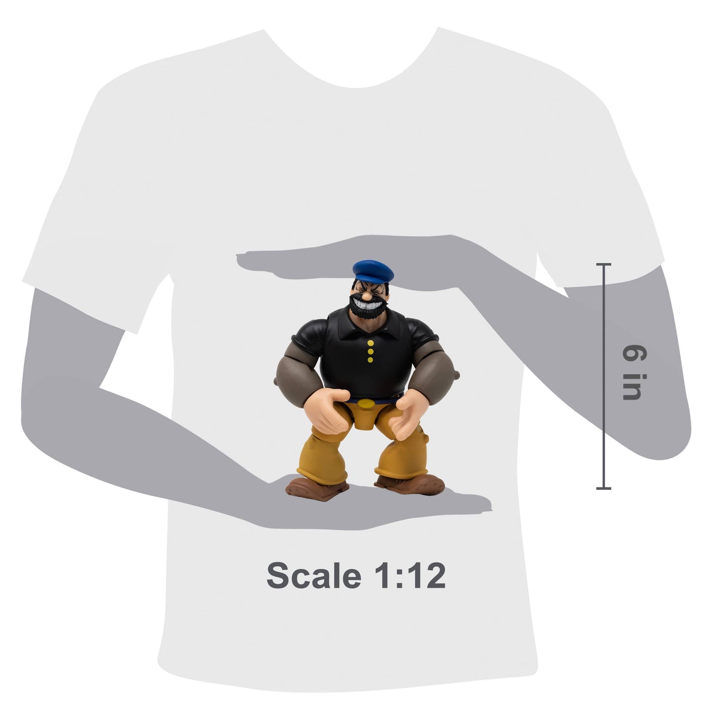 Popeye Classics Action Figure: Bluto Action Figure